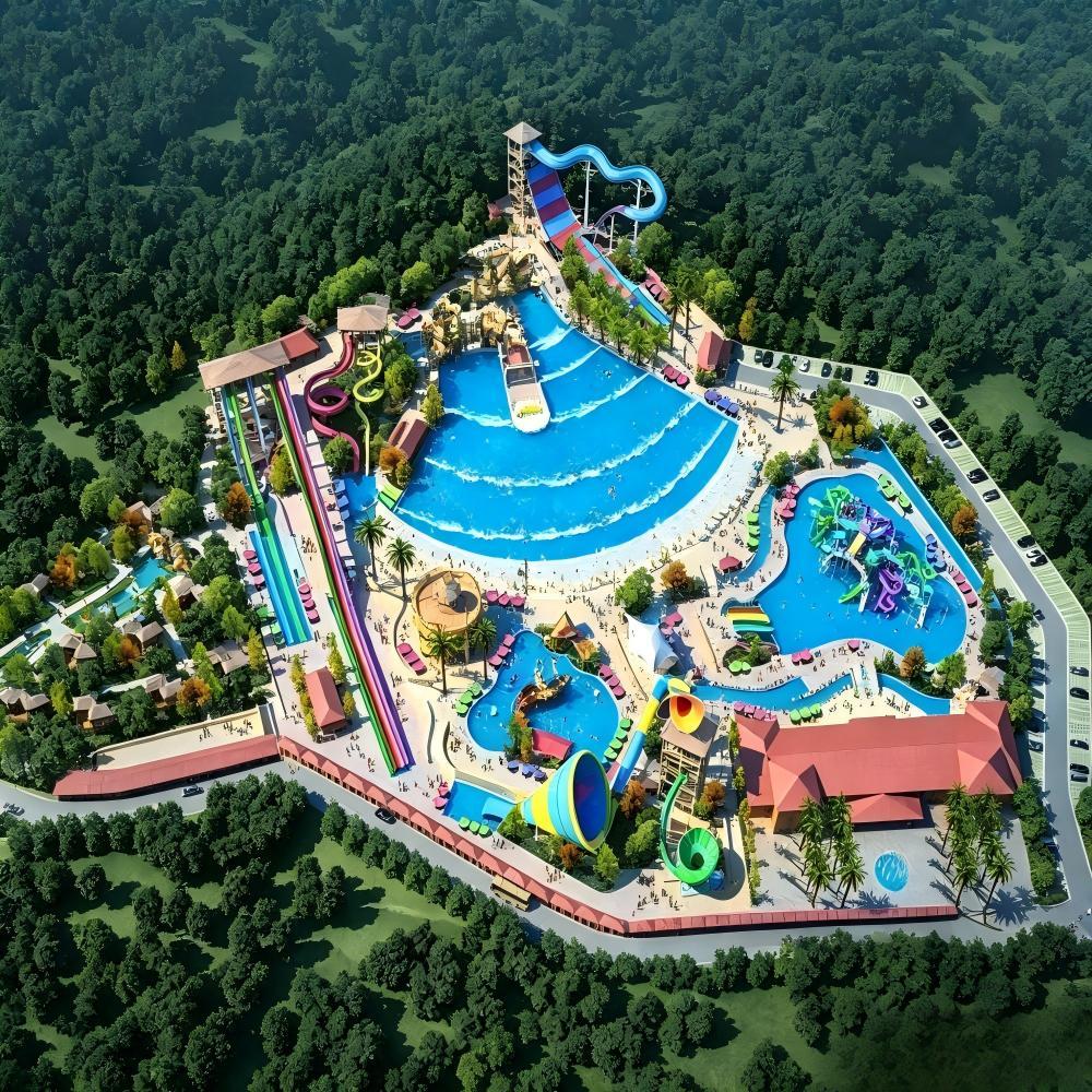 Commercial Wave Pool Water Park Equipment for Resort and Swimming Pool
