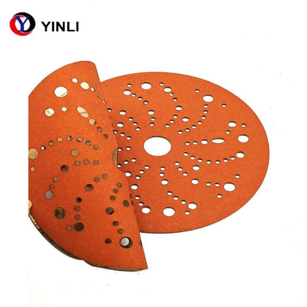 320 400 500 Grit Ceramic Sanding Disc 5 Inch Round Sandpaper For Metal