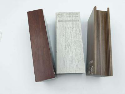 Electroplated Wood Finish Aluminium Profiles Anodized Powder Coated Aluminum Profile