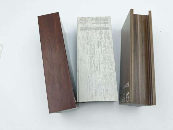 Electroplated Wood Finish Aluminium Profiles Anodized Powder Coated Aluminum Profile