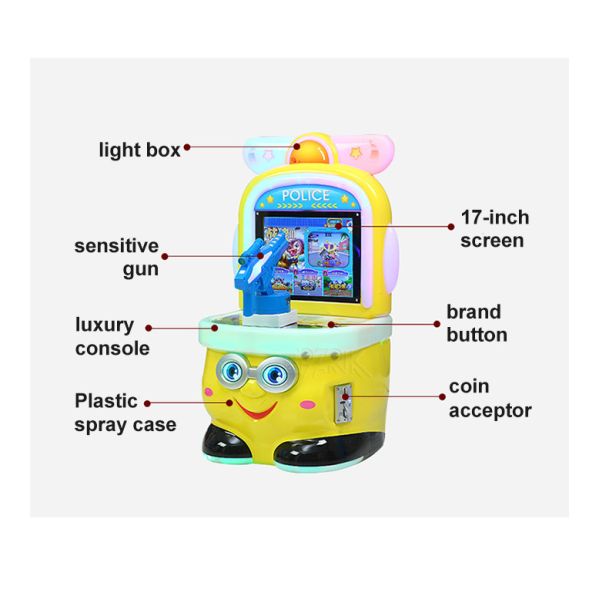 Arcade Amusement 180W Fishing Shooting Game Machine Coin Operated
