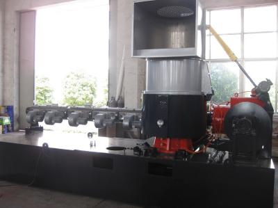 Water Ring Pellets Plastic Recycling Production Line , PP Recycling Machine Plastic Film Compactor