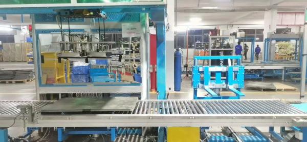 Ligne de montage de la pompe à chaleur à source d'air pour tuyaux en acier galvanisé 40-300kw 380V