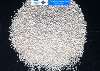 Vida útil ZrO2 longa de moedura fina de 65% meios de moedura da eficiência elevada de 0,6 - de 0.8mm para ultra -
