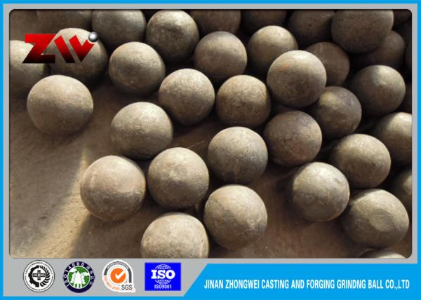 94mm hot rolled forged grinding media steel balls For Mining / Cement Plant