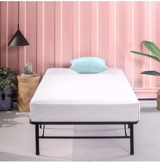 Bedroom Metal Bed Frame Split Queen Split King Folding Beds with Modern Design Style