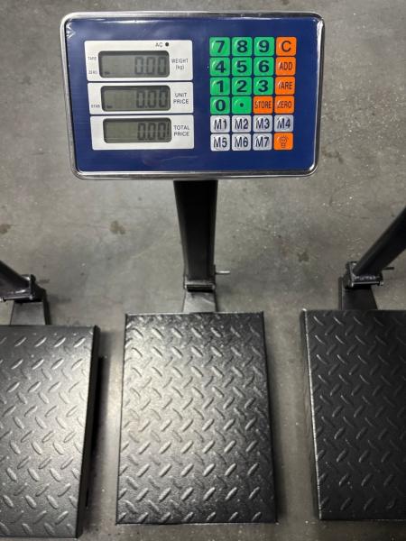 Balance de paillasse électronique numérique industrielle personnalisable prise en charge par OBM de 150 kg à 500 kg avec haute précision et plateforme en acier