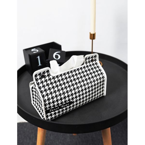 Портативный роскошный складной стираемый кожаный салфетки держатель для дома ресторана и банкета