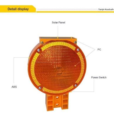 ISRAEL Market MIC traffic warning light Barricade Warning Lights Obstacle Safety Flashing Light