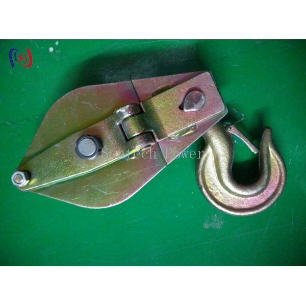 Polea de cable de acero de 10KN-150KN, bloque de polea de fundición para construcción y elevación
