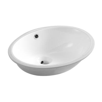Bacia de lavagem cerâmica branca 465x385x190mm do banheiro com excesso