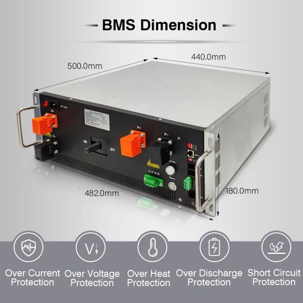 GCE 105S 336V 250A High Voltage BMS with Relay Contactor for Lifepo4 Battery Energy Storage