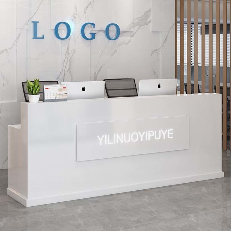 Metal Reception Counter Design for Customized Office Retail and Clinic Needs