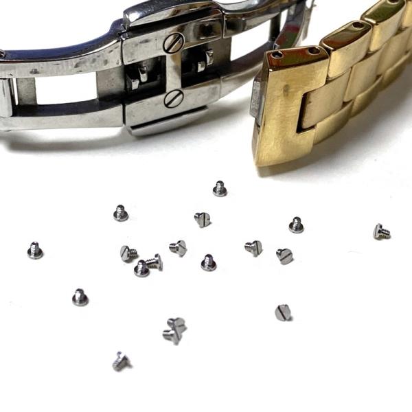 Stainless Steel Ultra Low Profile Watch Screw M0.8x1mm DIN Standard