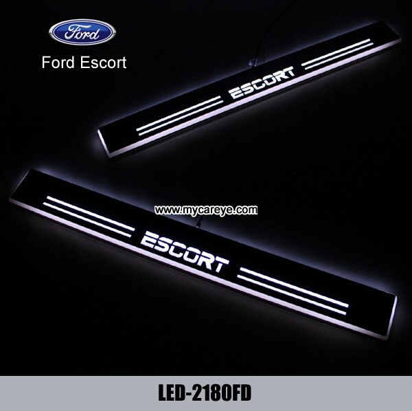 Ford Escort Scuff Plate LED Light Bar Car Door Scuff Plate aftermarket