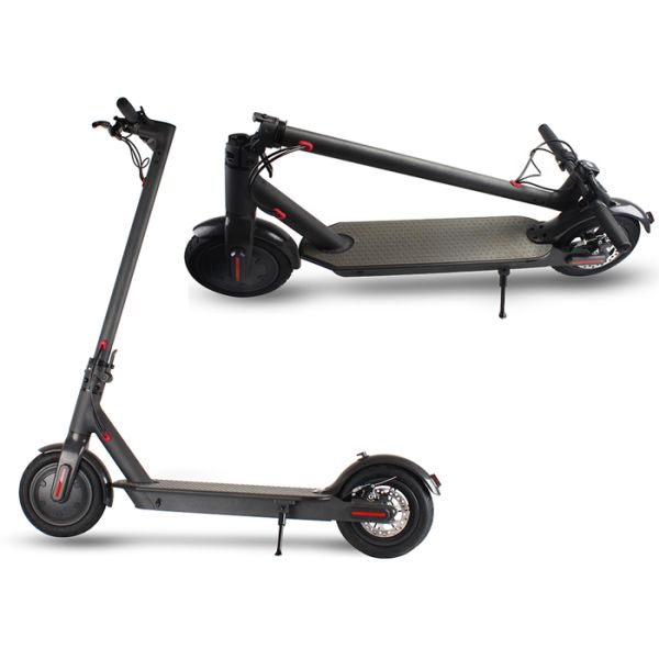 TM-KV-986 Waterproof Lightweight Folding Electric Scooter , 8 Inch Electric Scooter Weight 12.5KG