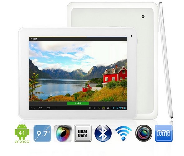 9.7inch Window N90FHD Tablet PC IPS Retina Screen 2048x1536 Android 4.1 Dual core 1.6GHz