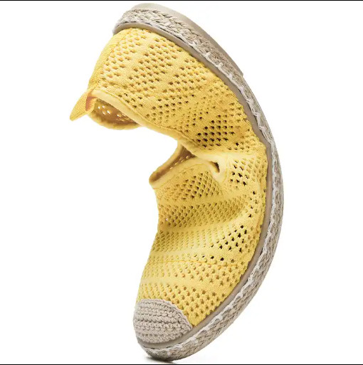 Солидный укладка Espadrille высокие каблуки Сандалии Удобные для случайных выходов