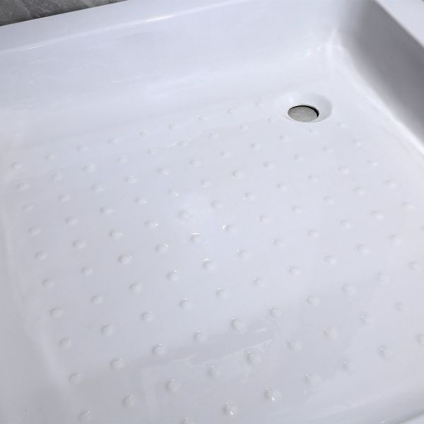 Under Tile Bath Single Color Acrylic Shower Tray with 50mm Diameter Waste Hole at Prices