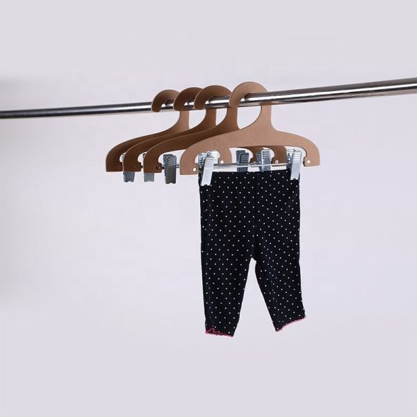 Biodegradable Paper Baby Hangers Children Garment Cardboard Hanger Custom Design