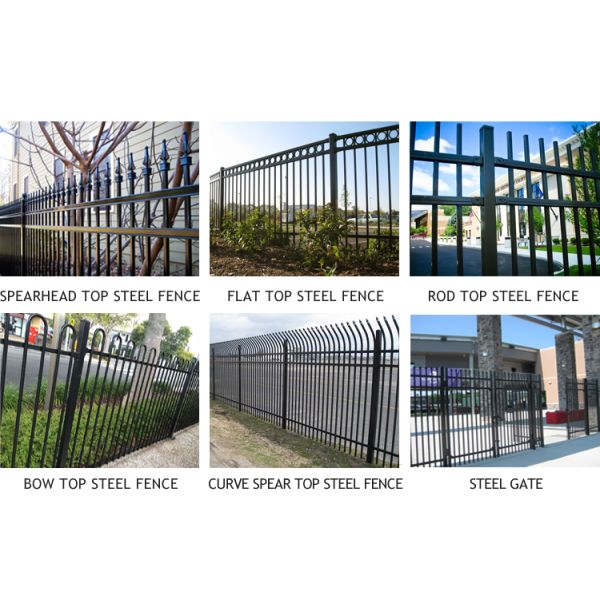 Crimped Press Top Security Residential Fencing Panels H1.8M*W2.4 Rails 50mm