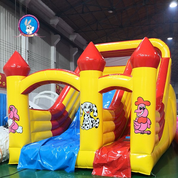Inflatable Bouncer Dry Slide Small Bouncer Land Slide for Little Kids Trampolin