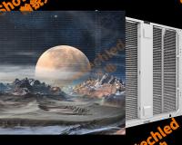 Panel de vídeo LED transparente IP65 1000 mm X 1000 × 85 mm para pantallas publicitarias al aire libre