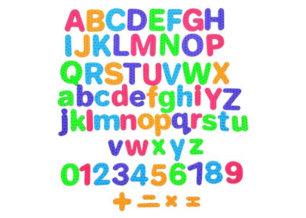 Decoretive Magnetic Alphabets And Numbers Educational Foam Magnets With Math Symbols
