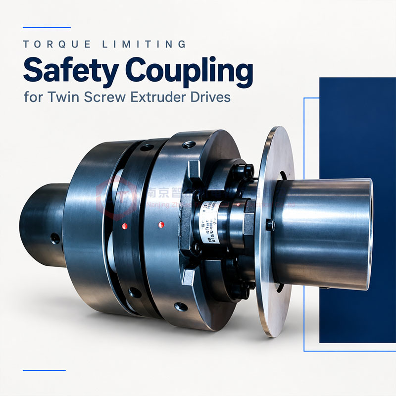 Torque Limiting Safety Coupling for Twin Screw Extruder Drives