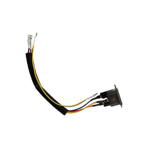 Três comprimento do cabo 240mm da alimentação de DC de Pin Plug Power Supply Harness