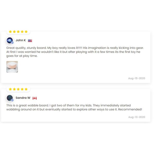 33.6inch Kid Yoga Board, Curvy Board , Wooden Rocker Board Wooden Rocker Wobble Balance Board