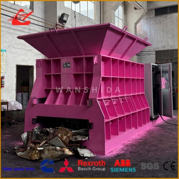 Scrap Metal Container Shear Machine | Wanshida Heavy Duty Hydraulic Scrap Shearing Machine