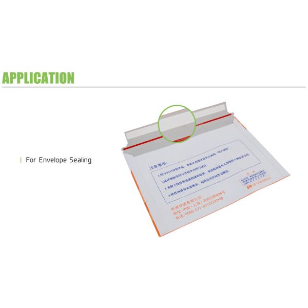 Давление Мельт желтого цвета и полу-прозрачного блока сильное горячее - чувствительный прилипатель для запечатывания конверта почты