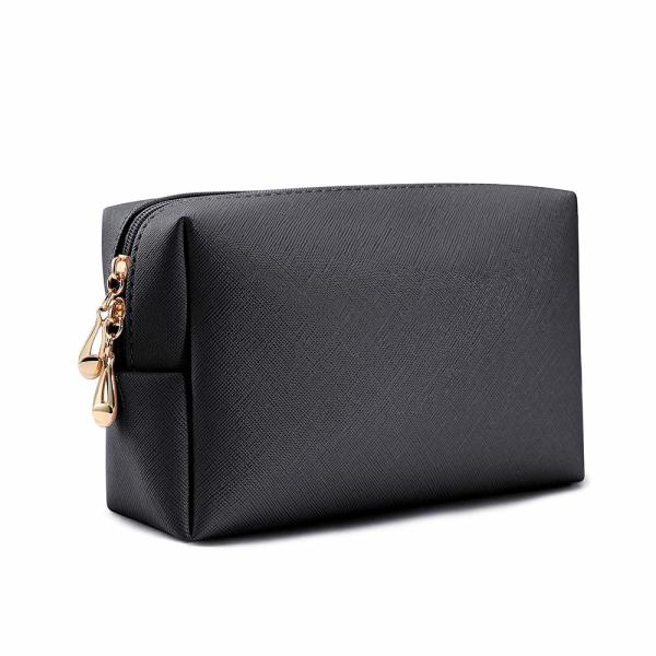Factory Custom Premium Digital Printing Cosmetics Makeup Pink PU Travel Toiletry Women'S Cosmetic Bag