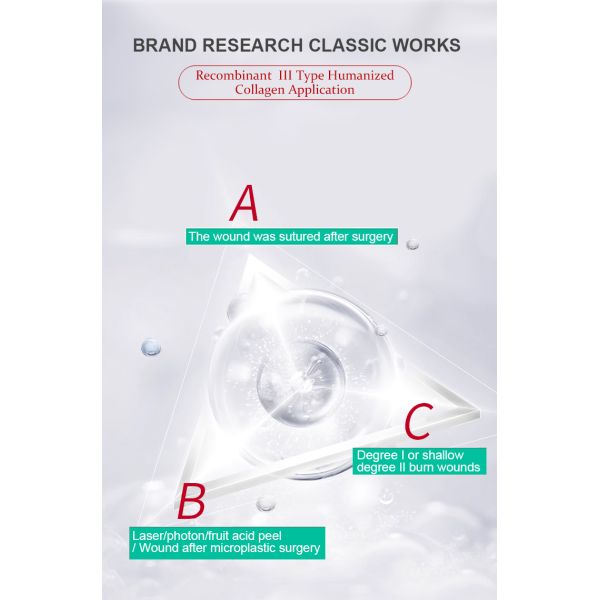 Recombinant Type III Humanized Skincare Applicator Collagen Beauty Facial Sheet Mask Skin Care Collagen Face Mask