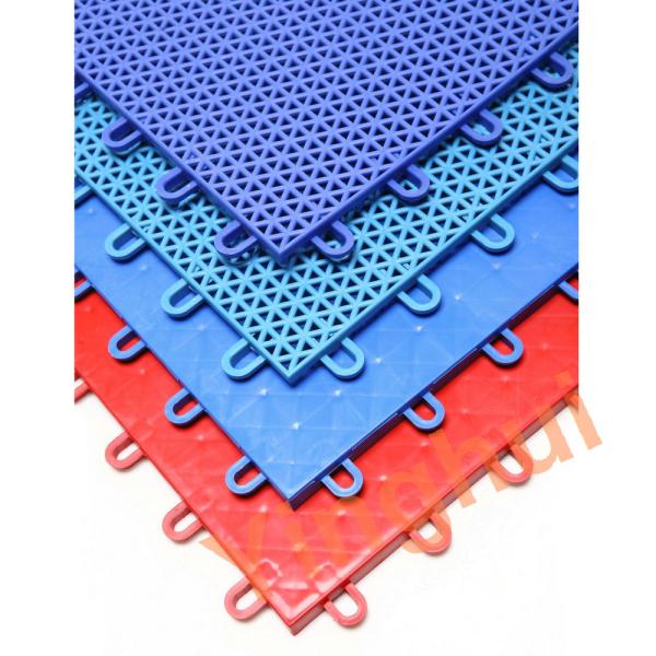 Dance Room Plastic Indoor Sports Flooring Plastic Floor Assembly Interlocking Tile Sport Floor