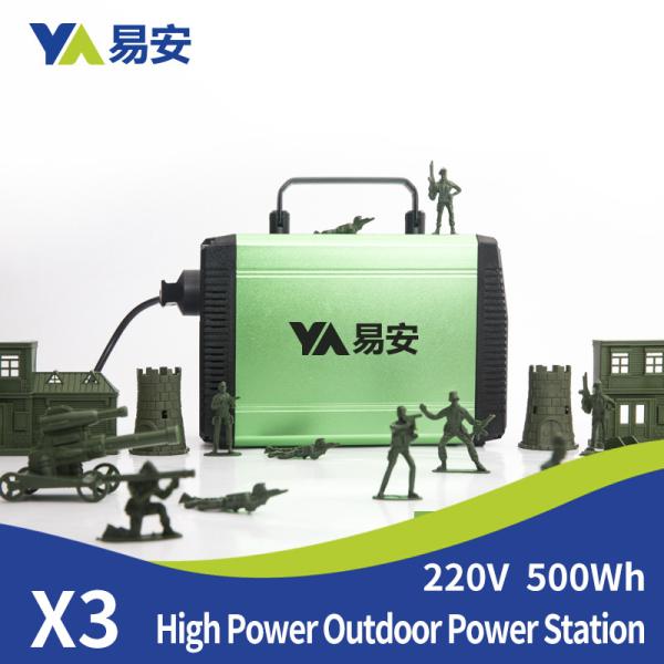 Portable 500Wh Emergency Power Backup Solar Generator For Camping