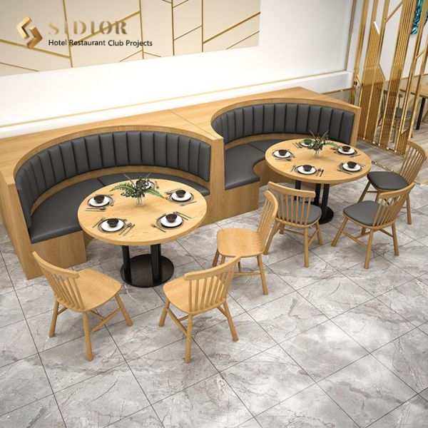 Club Couch Sofa, Hotel Booth Sofa, Restaurant Couch, PU Leather Upholstery, High Density Foam,