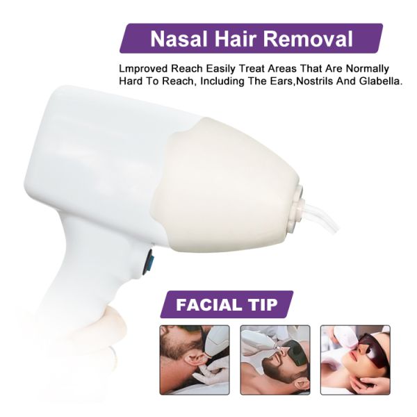 Vertical Professional Painless Lazer 808 nm Titanium Beauty Device Diode Laser Hair Removal Machine