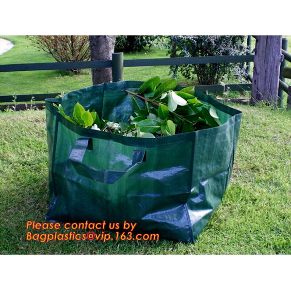 Плантатор сада пластмассы полиэтилена ЛДПЭ кладет в мешки для овоща, дерева и саженец цветка, ЛДПЭ пластмассы отверстия 15 ГАЛЛОНОВ растет б