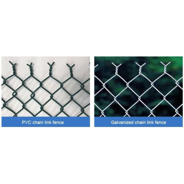 Norme galvanisée électrique de l'acier inoxydable ASTM A392 de tissu de couverture de barrière de chaîne de lien de chaîne