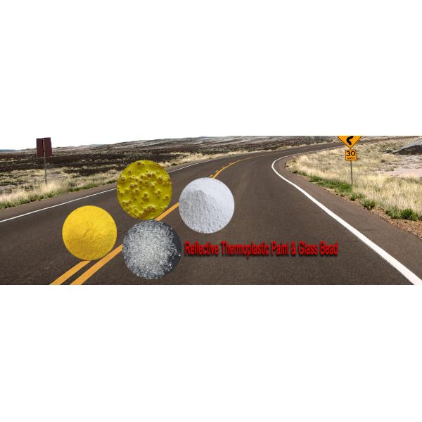 Thermoplastic Road Marking Paint Fast Drying ≤3min with High Temperature Resistance 180-220℃ and Customizable Colors