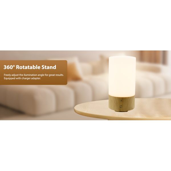 Cylindrical 10000 Lux Therapy Light 2700K - 6000K Light For Mood
