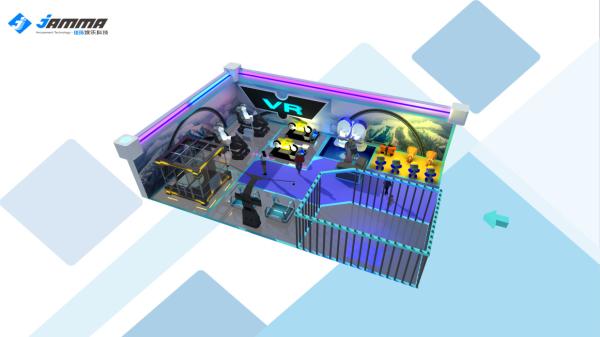 High Speed Processor Virtual Reality Theme Park Customized Color 42 Inch Screen Display