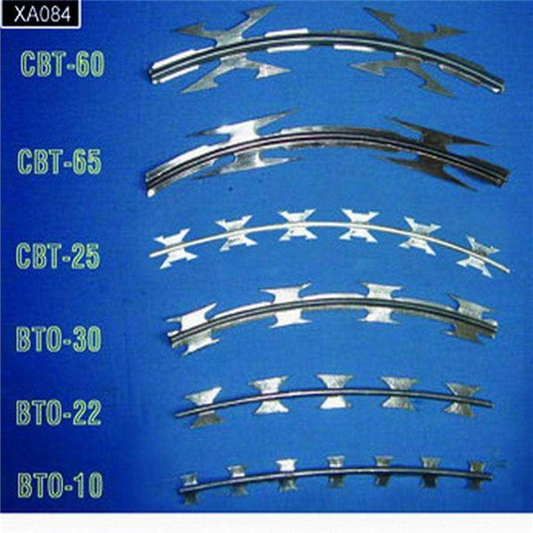 CBT-65 Hot Dipped Galvanized Security Barbed Wire Concertina Fencing Wire/razor wire mesh fence suppliers