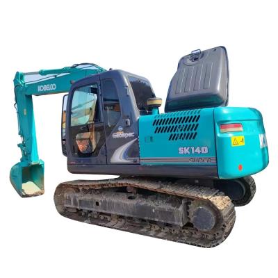 SK140 Used Kobelco Crawler Excavators 74KW Rated Power 14 Tonnage