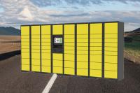 Le plus défunt casier de boîte aux lettres de paquet de station de colis de casiers intelligents extérieurs de la livraison pour le service express