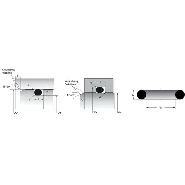 Economical NBR O Rings Sealing Elements Simple Groove Design