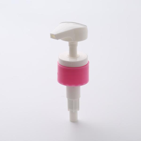 Bomba cor-de-rosa personalizada bens da loção/bomba de formação de espuma com nervuras do sabão da mão