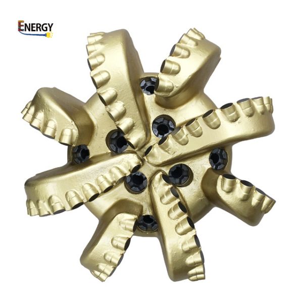 6 Blade 12 1/4'' Diamond Drill Bit Rock Cutting Tools For Drilling Industry